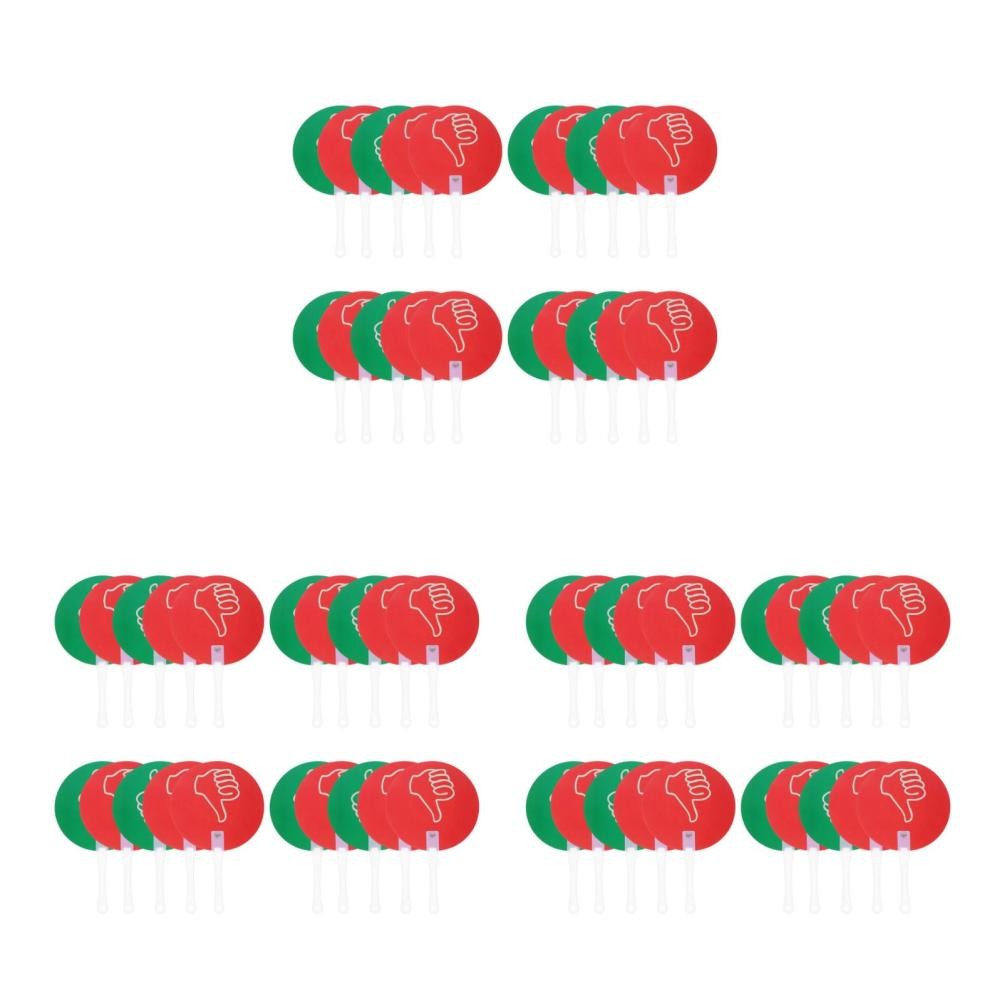 20 Pcs Classroom Interactive Tools Yes No Paddles Answer for Hand Display