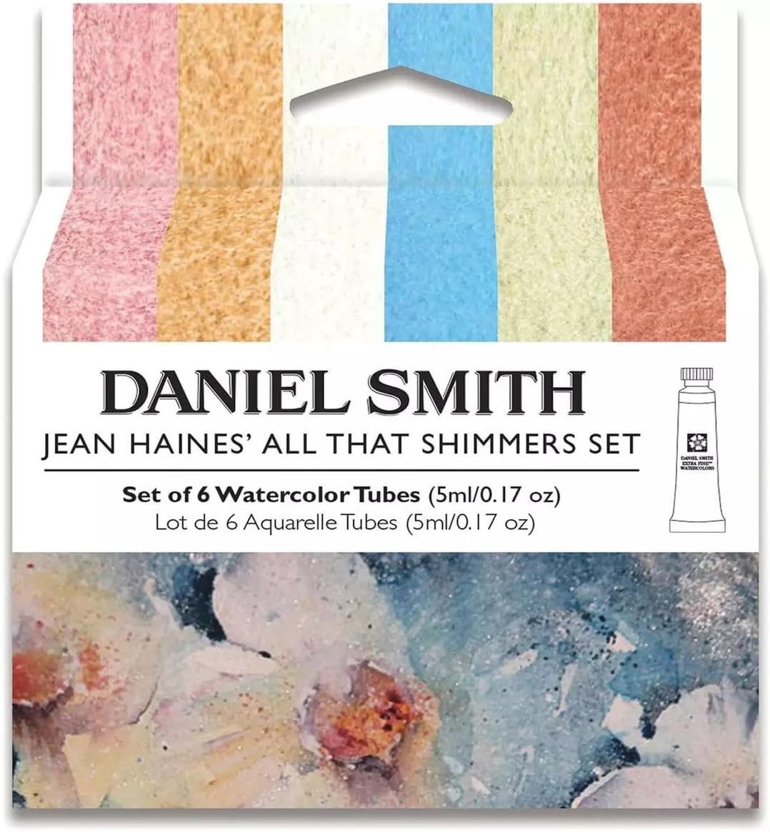 Jean Haines All That Shimmers Watercolor Set 6 Pack 5ml Tubes