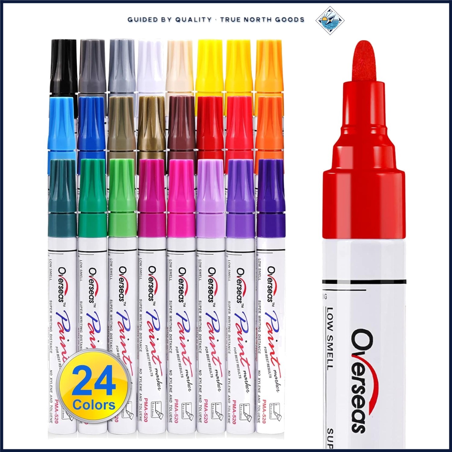 Medium Tip Oil Based Paint Pens, Waterproof and Fade Resistant for Artists