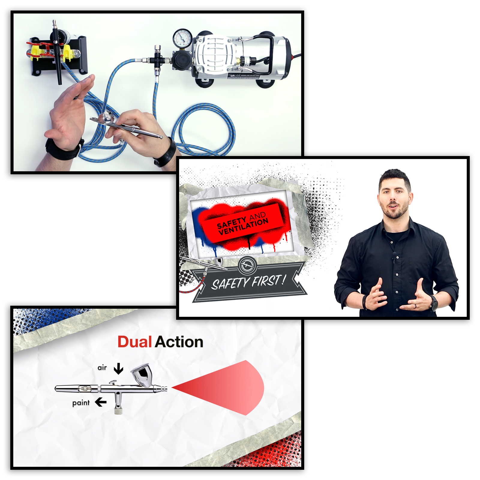 Airbrush Essentials – Master the Basics – Beginner’s Guide DVD Tips Techniques