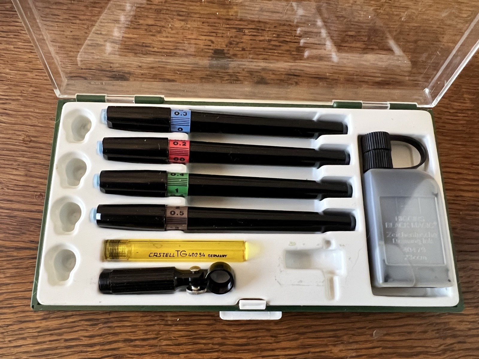 FABER CASTELL TG S 1164 N/U – System Technical Drawing Pen Set Germany Vintage