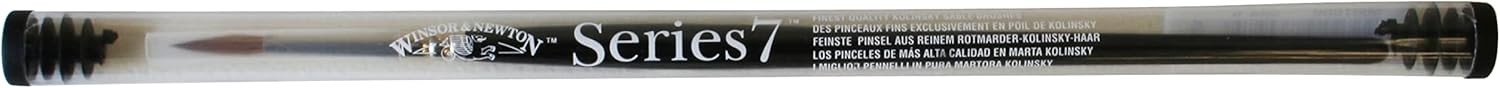 Winsor & Newton Series 7 Kolinsky Round Sable Brush, Short Handle #4