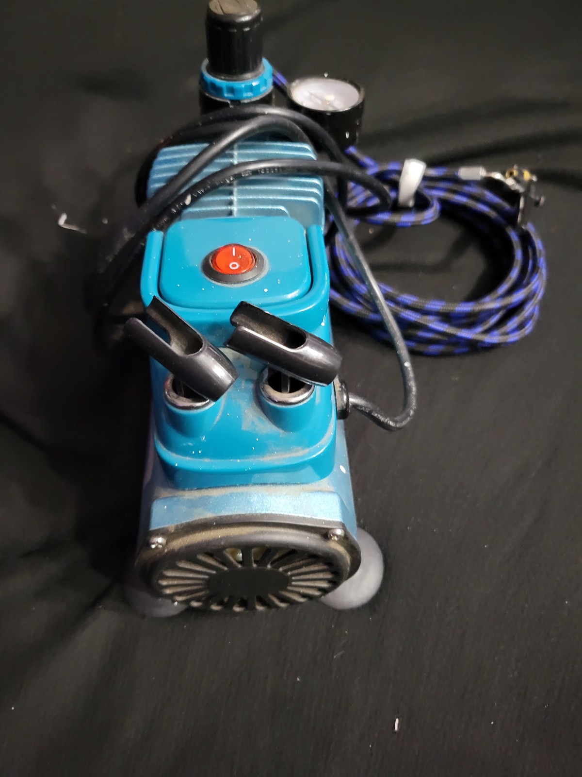 Master Airbrush MAS TC-40 Air Compressor w/ Regulator, Hose & Airbrush