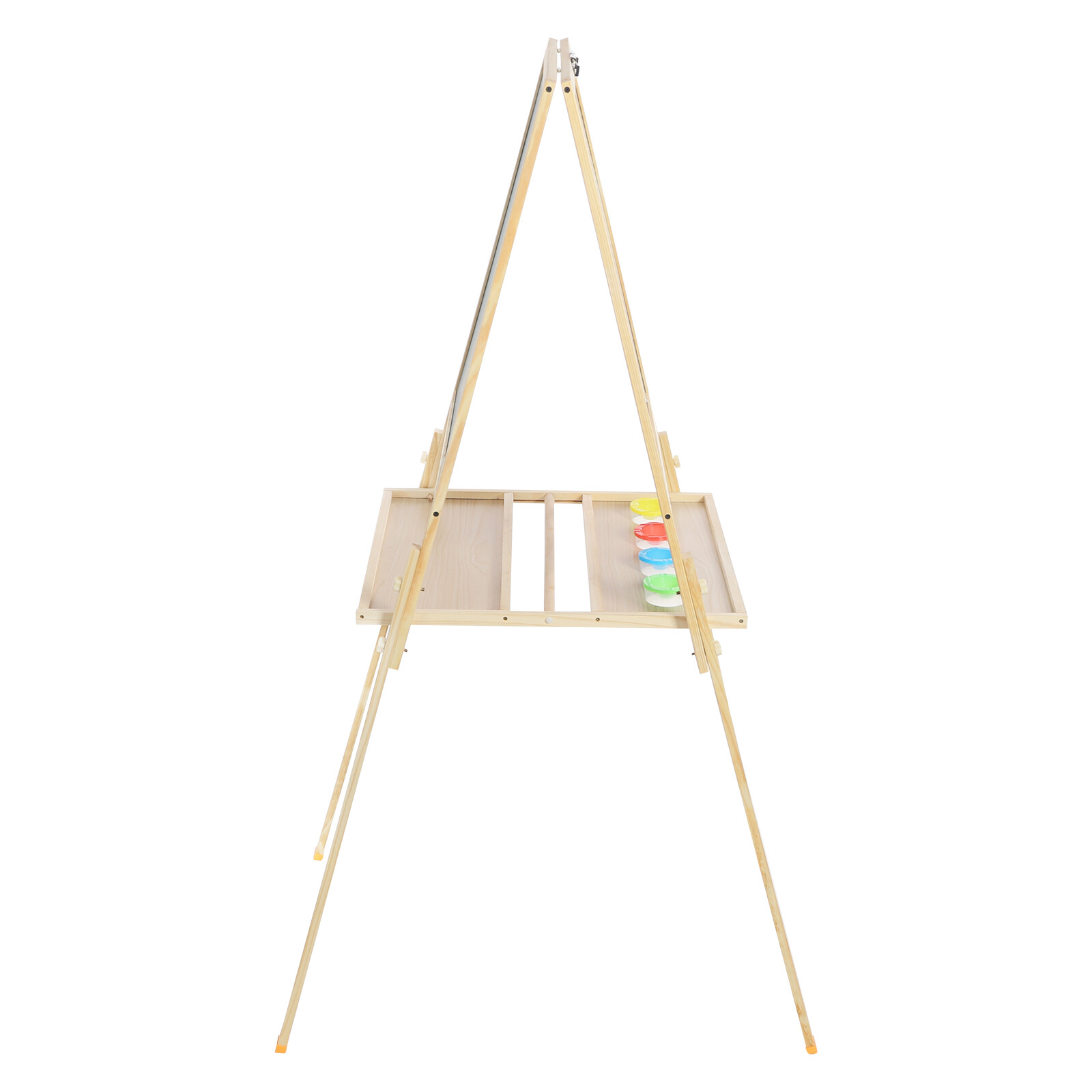 Wooden Art Easel Studio H-Frame Easel Holds Canvas Beechwood Artists Easel