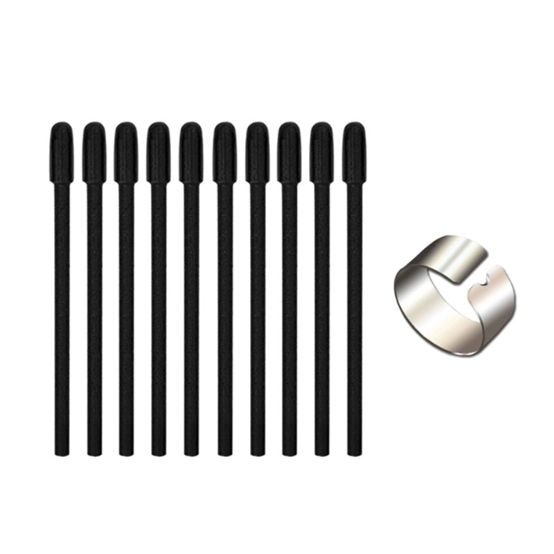 10Pcs Plastic Pen Nibs and Holder For Pen 3 PTK470 PTK670 PTK870