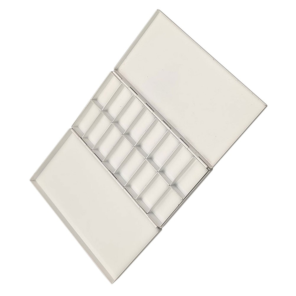 Art Paint Box 16 Full Pans Palette Iron Watercolor Empty Painting