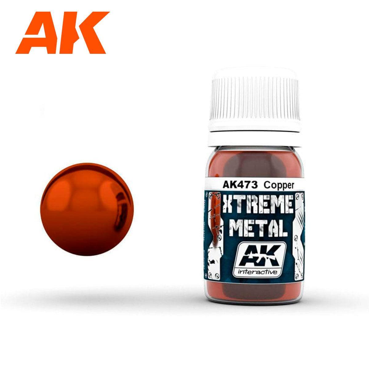 AK Interactive AK473 Xtreme Metal Copper 30ml – US