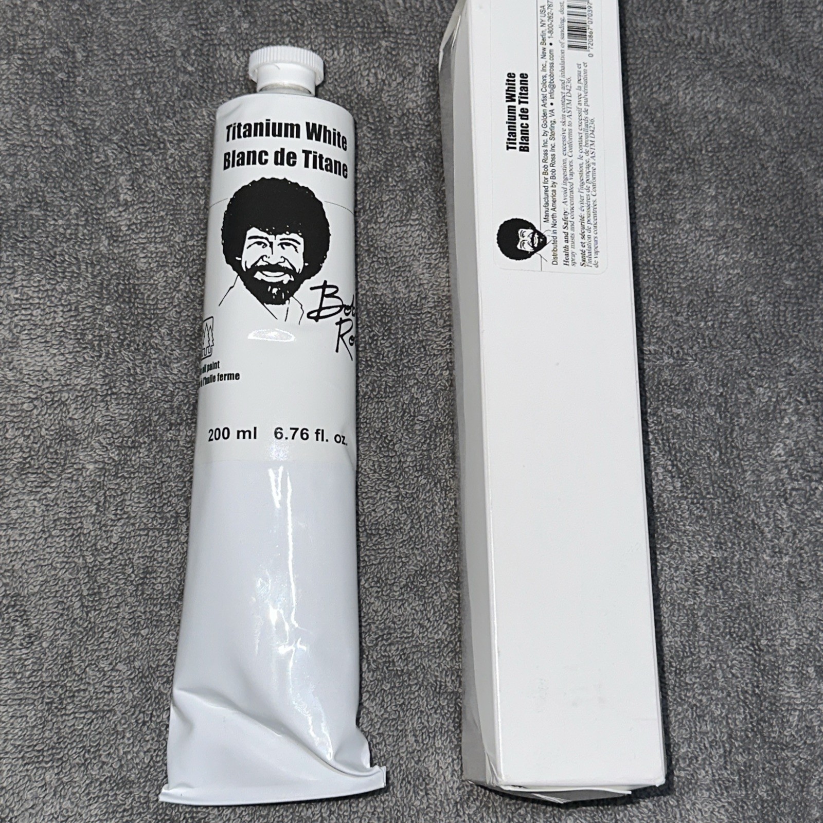 Bob Ross Oil Paint 200ml-Titanium White 6.76 Fl Oz 750016310 Pack Of 1
