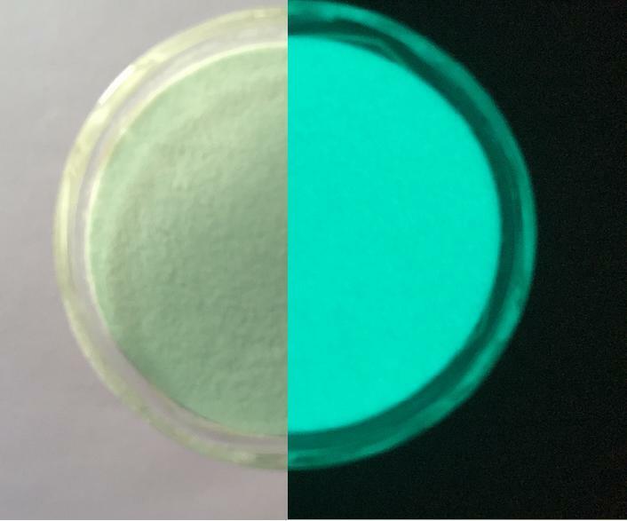 HT SPECIAL GLOW in the DARK AQUA POWDER PIGMENT