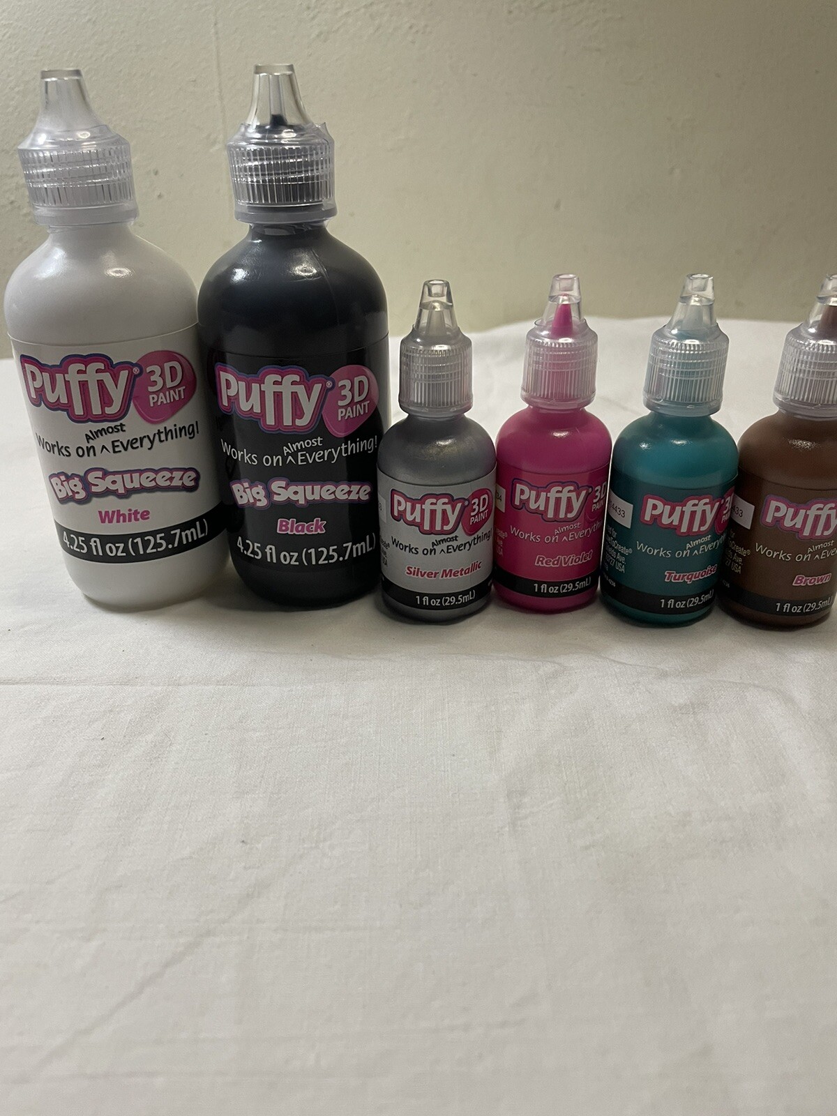 NEW!! 3D Puffy Paint Set 2-4.25 fl. 0z and 4-1 fl oz see Pictures/ Description
