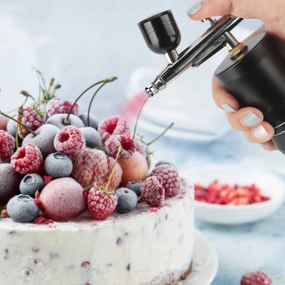 Portable Air Compressor Kit Airbrush Paint Spray Gun Nail Art Tattoo Airbrush US