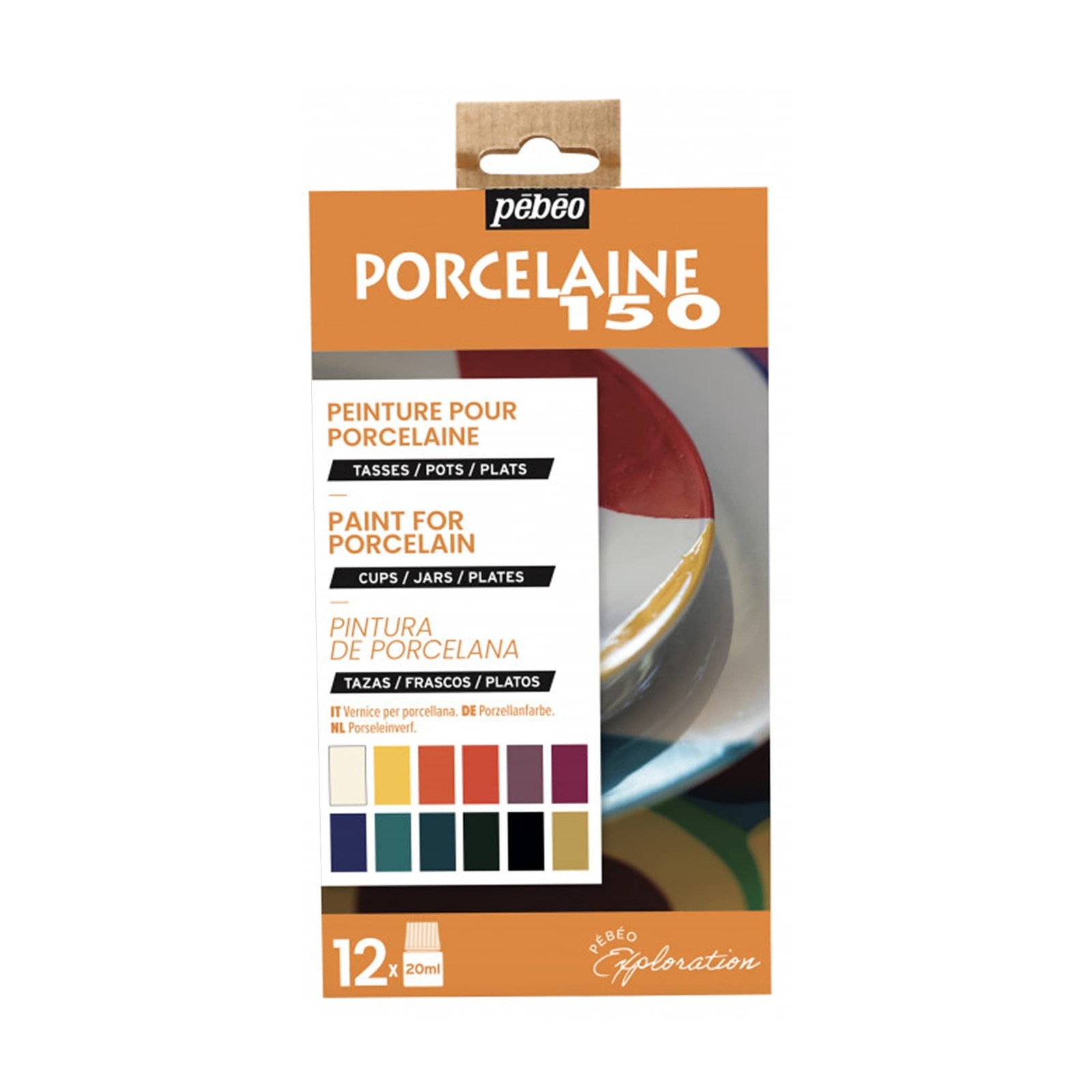 Porcelaine 150 China Paint Exploration Set #1 12x20ml Bottles Art Supplies