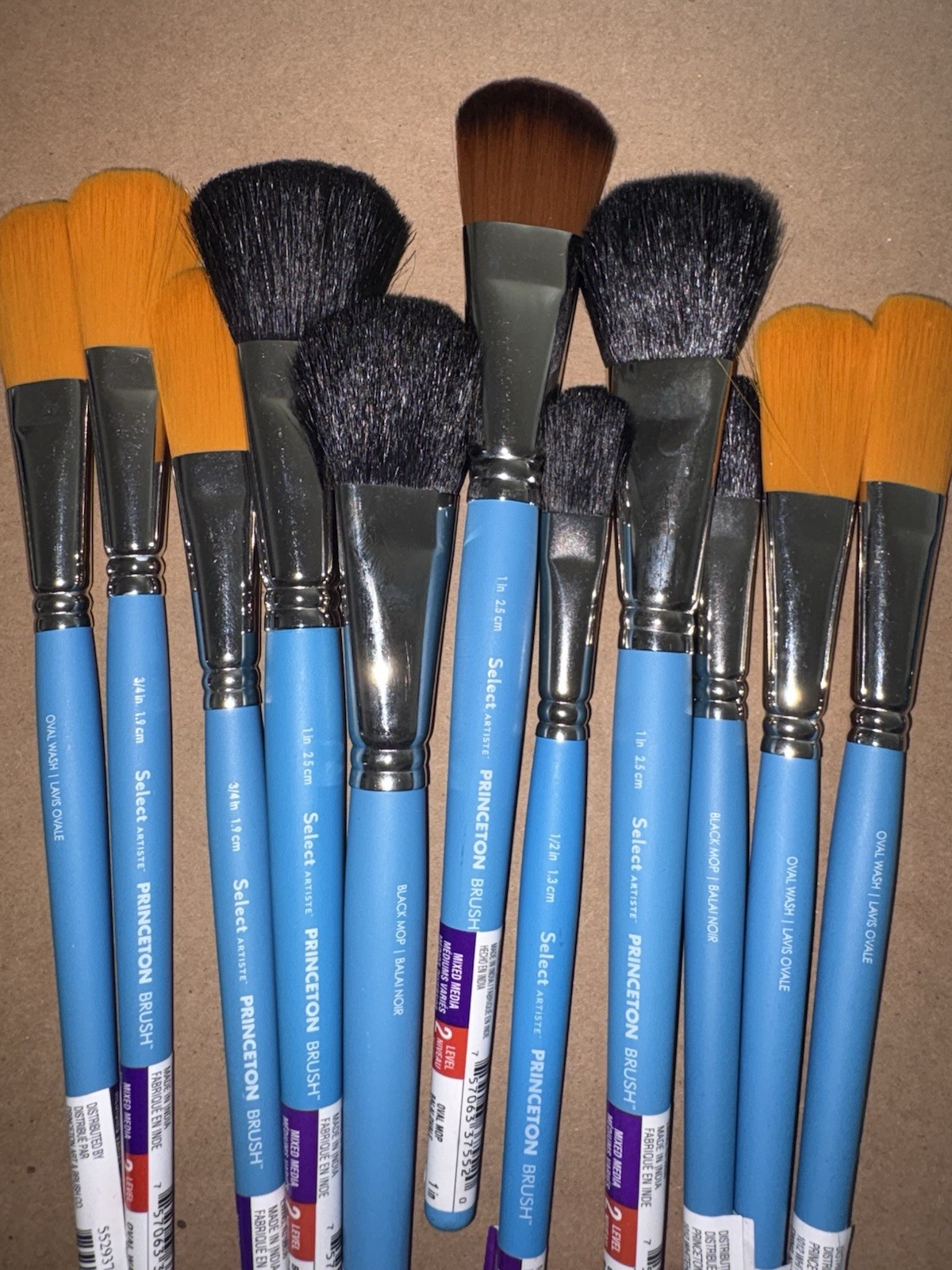 LOT of 113 Princeton Select Artiste Brushes Mixed Media Level 2 NEW