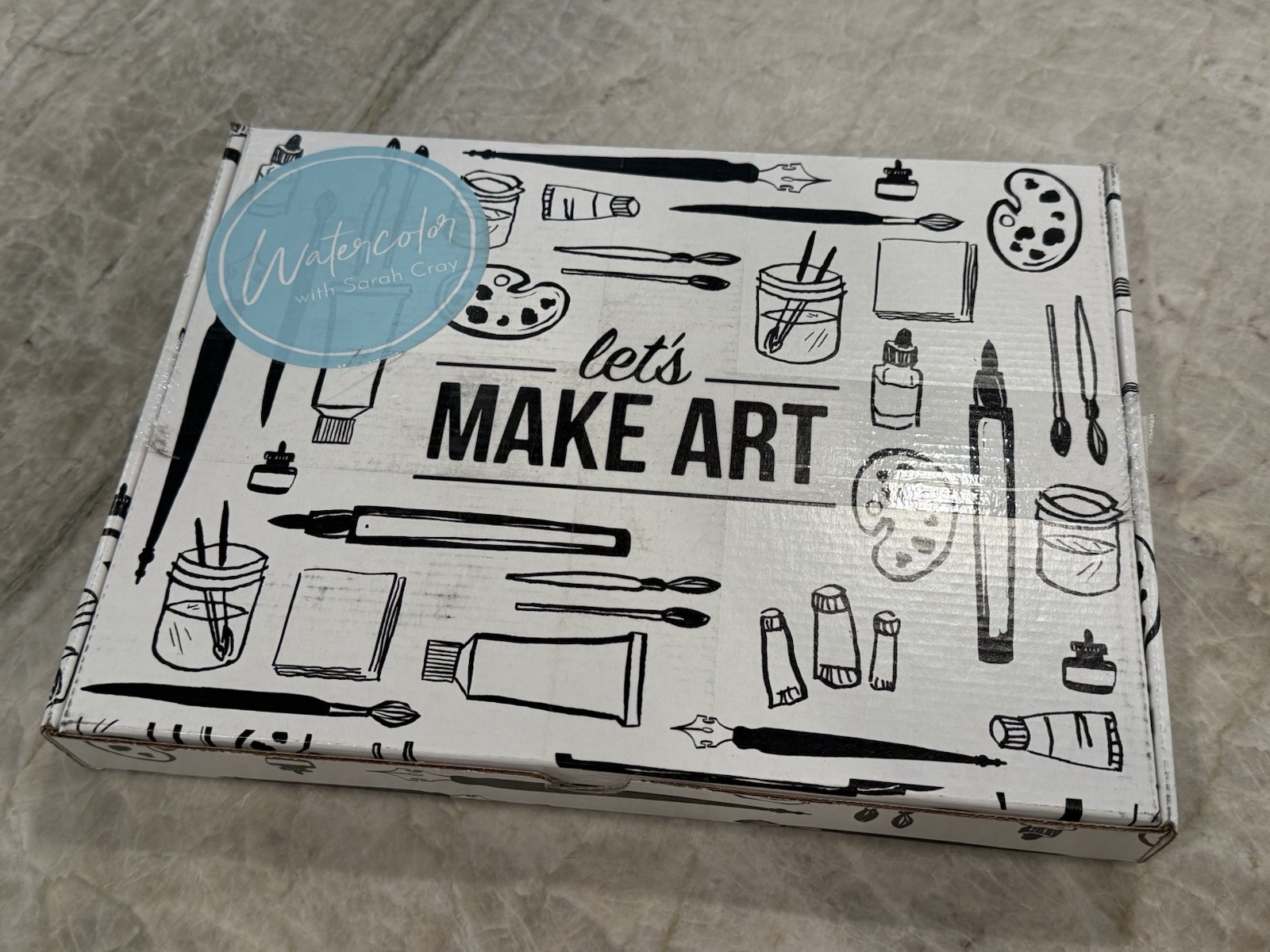 Let’s Make Art Watercolor Box New In Package Complete Jan 2021 Paint Included