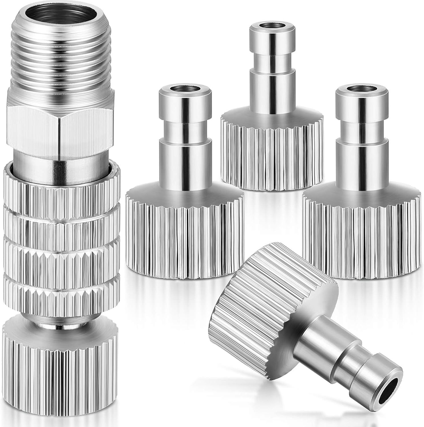 Airbrush Quick Release Coupling Disconnect Adapter Kit 5 Pieces 1/8 Inch
