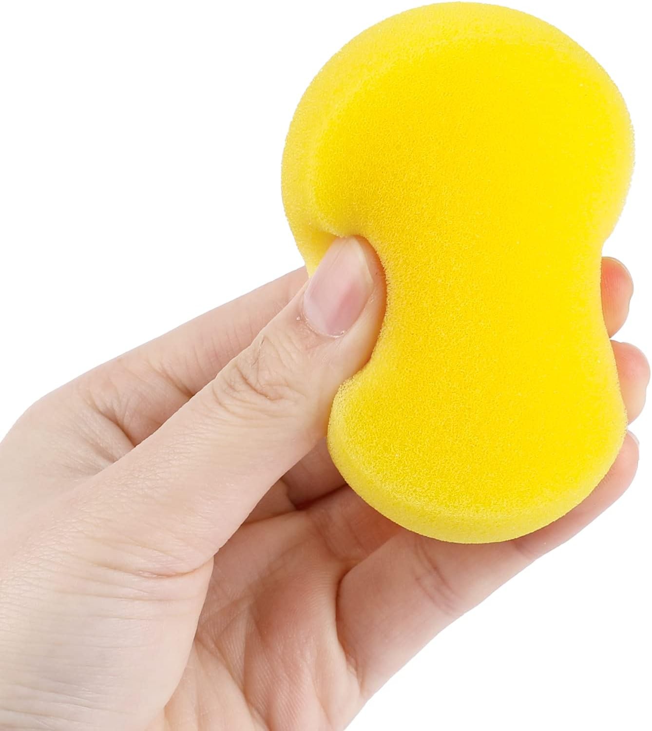 Round Painting Sponges 6 Pack Reusable Foam Art Craft Paint Cleaning Sponges