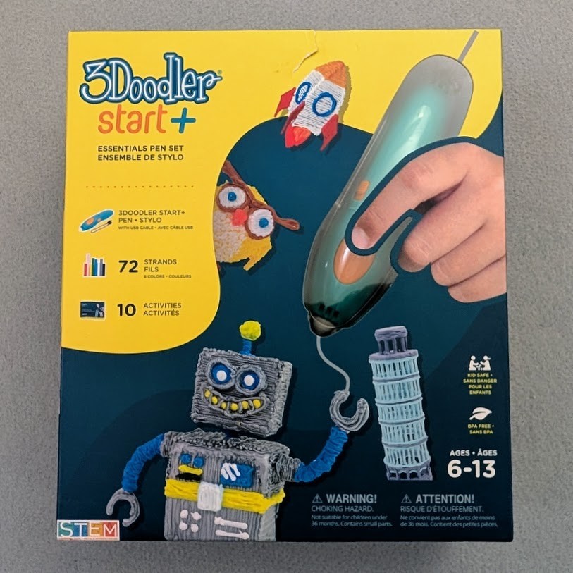 3Doodler Start+ Essentials 3D Printing Pen Set 72 Strands STEM Kids New