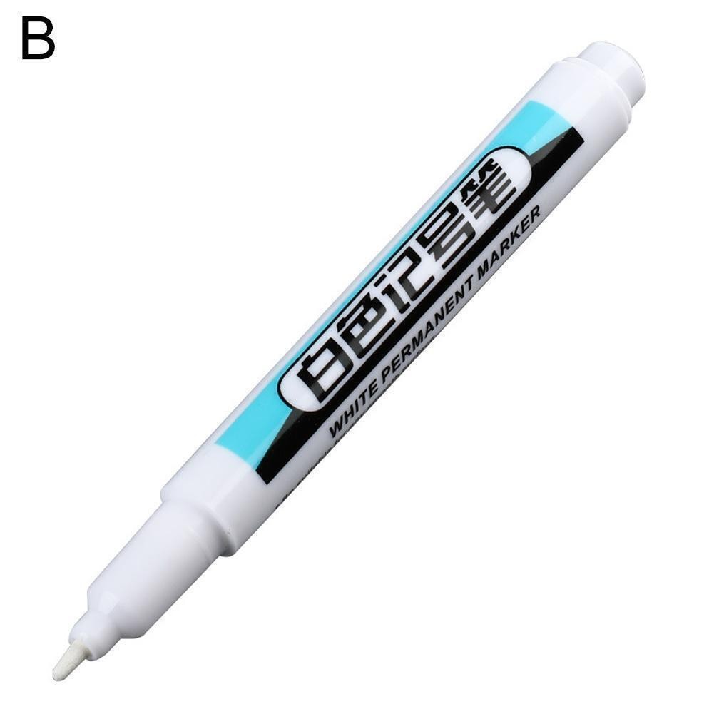 White Paint Marker Pen Waterproof Bike Car Tyre Tire Marker Permanent Pens Lot