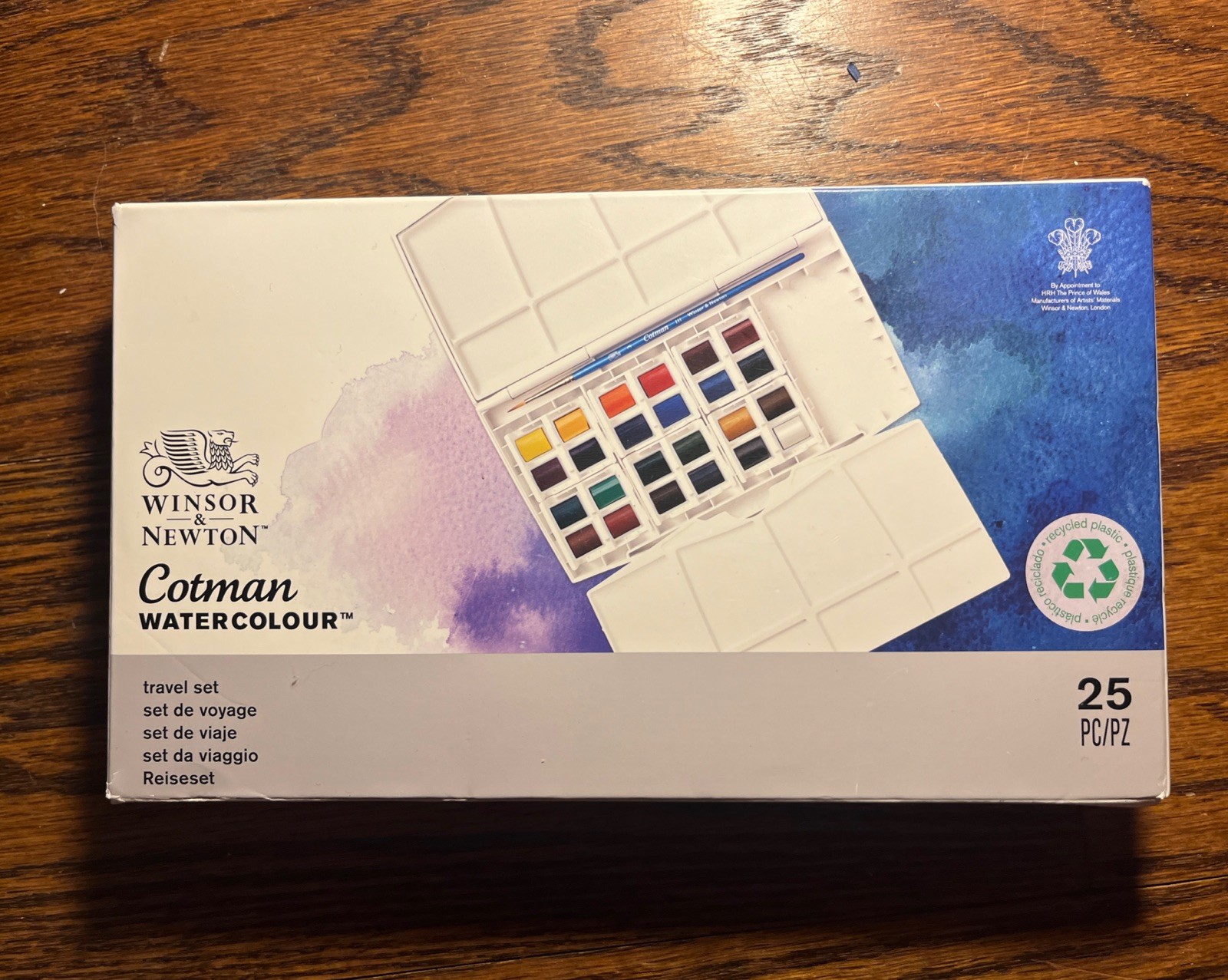 Winsor & Newton Cotman Watercolour Travel Set, 25pc New In Package Artist Set