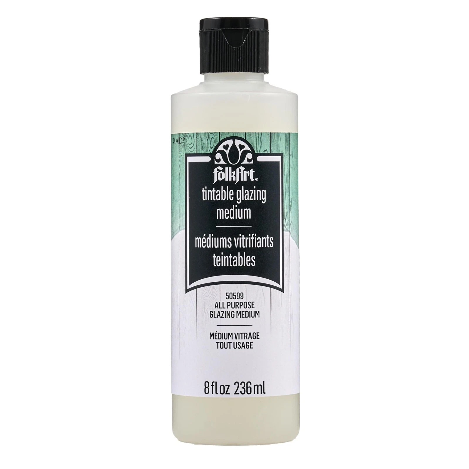 FolkArt Tintable Glazing Medium 8 fl oz DIY Arts and Crafts Projects 50599