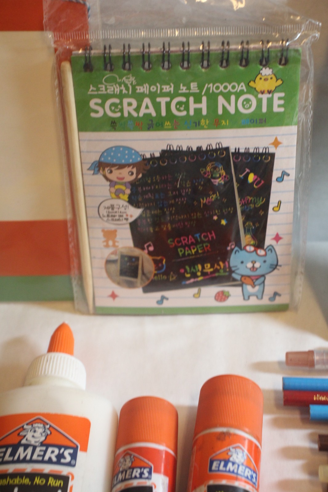 Markers, Watercolors, Pencils, glue, foamies, eyes, scissors Art Supplies Lot