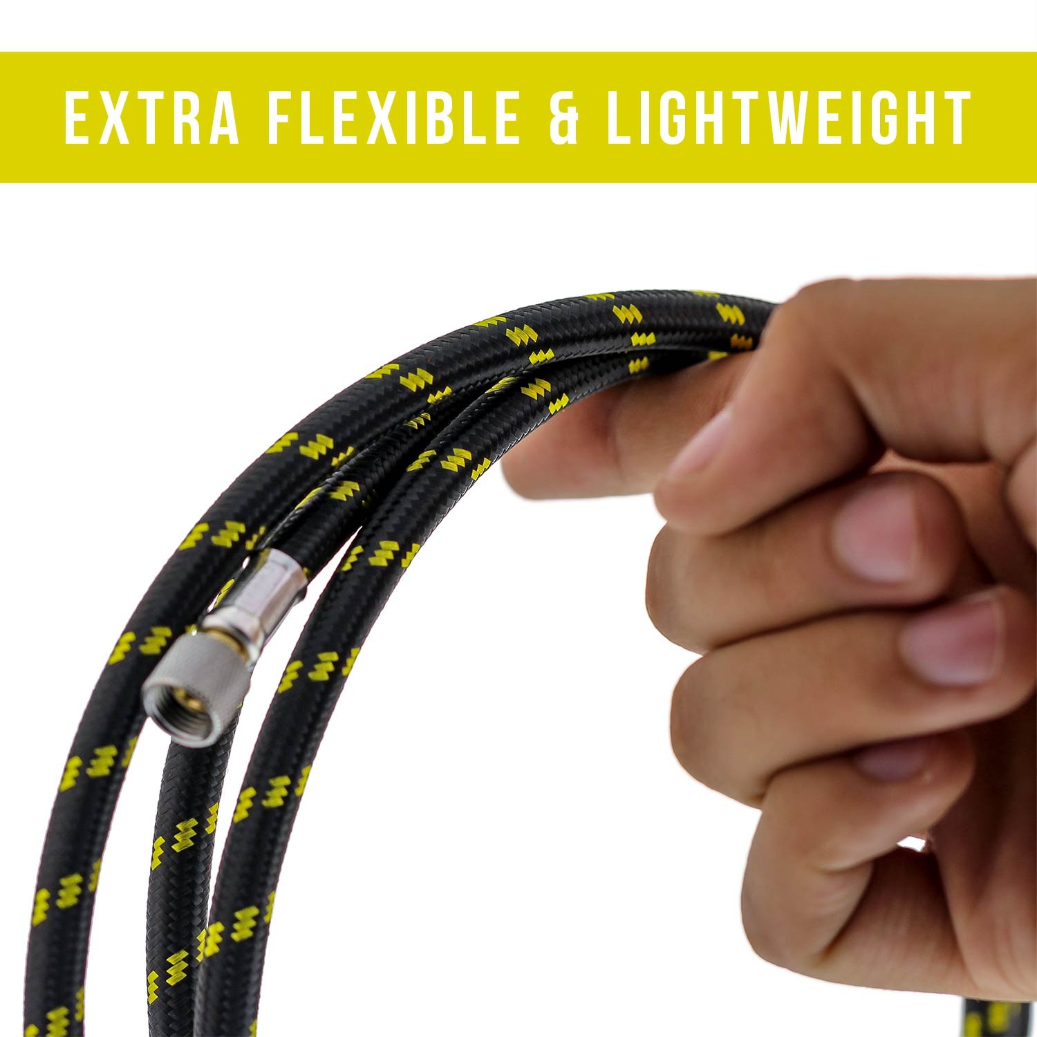Master Airbrush 10 Foot Nylon Braided Airbrush Hose with Inline Moisture Trap