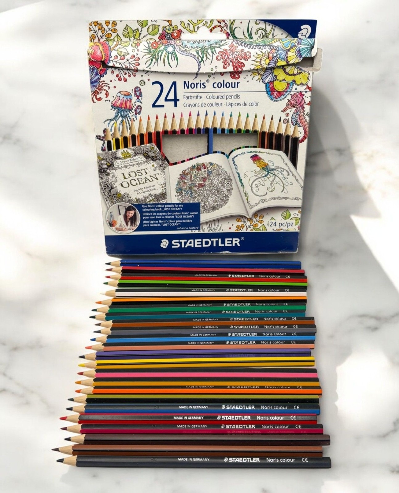 Staedtler Noris Colour 24 Coloured Pencils Set Made In Germany