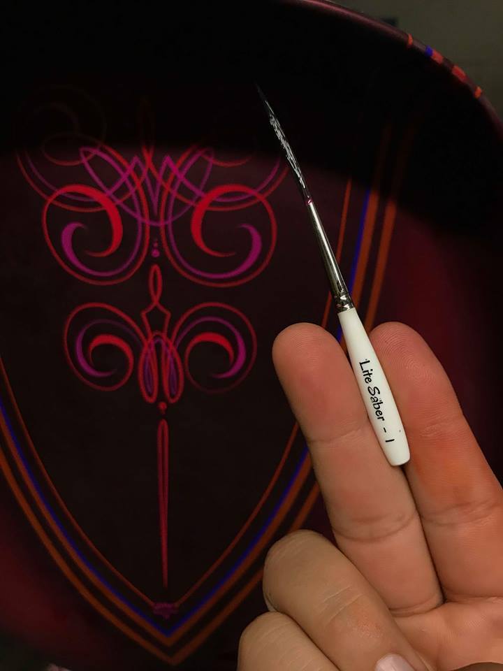 #1 – PREMIUM “”Real Hair”” Pro Series Scrolling & Pinstriping Brush ~ PRO’S KNOW