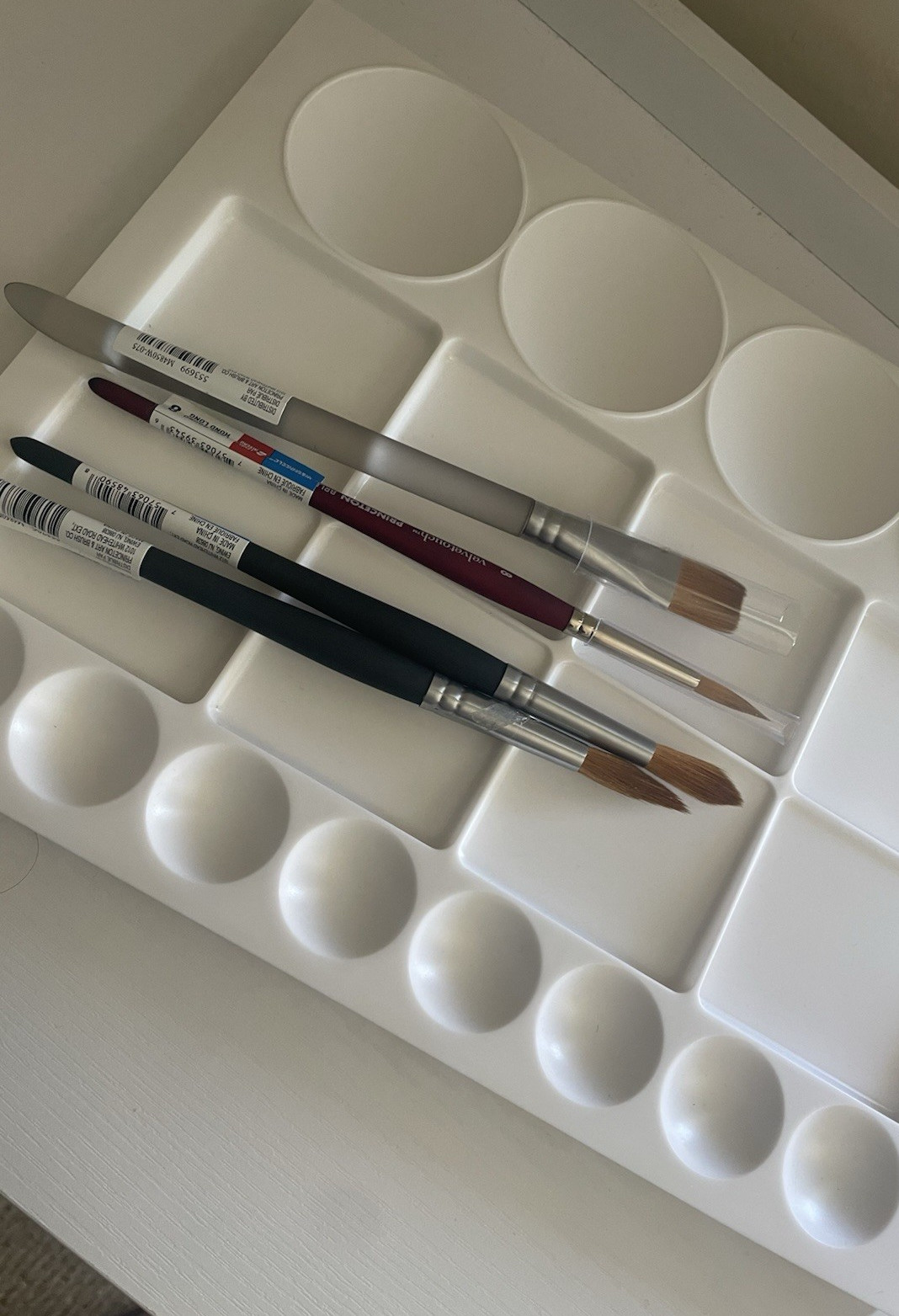 Princeton Watercolor brushes + Watercolor palette