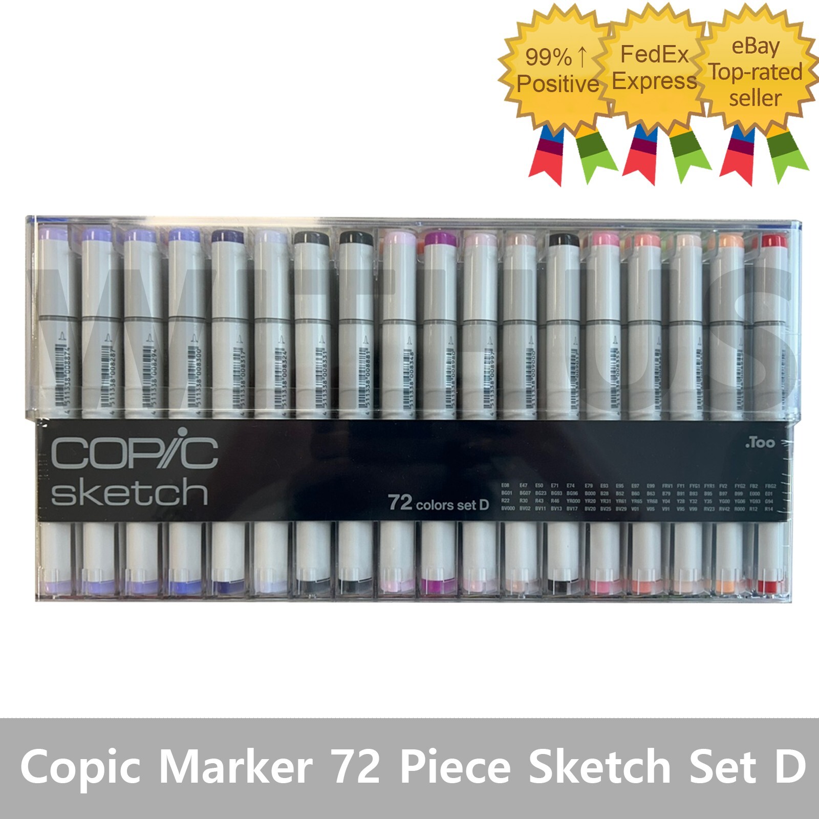 Copic Marker 72 Piece Sketch Set D (Twin Tipped) – Artist Markers Anime Comic